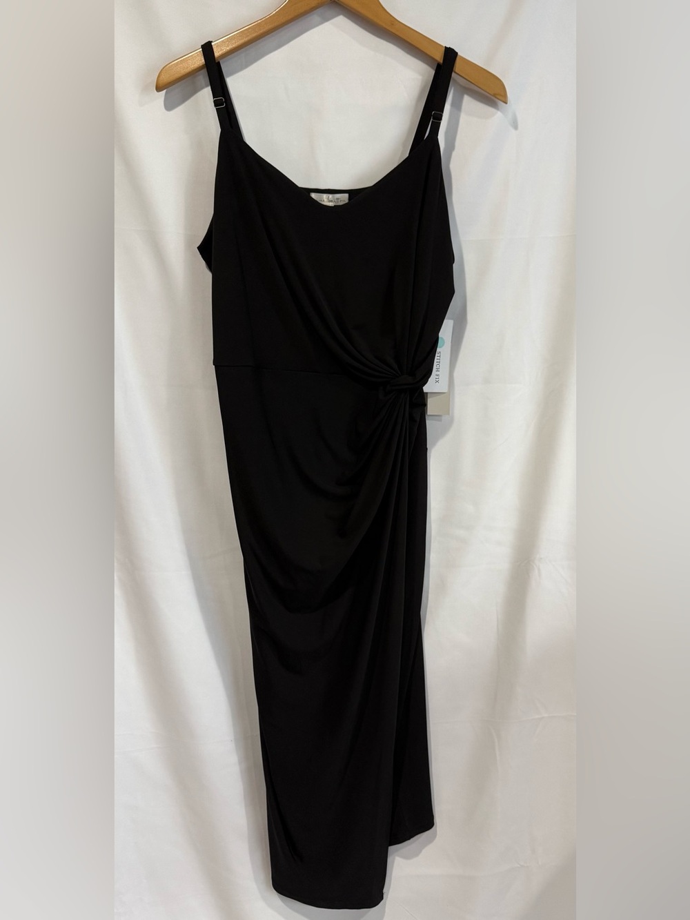 nine britton Black - Knot-Detail Dress NWT